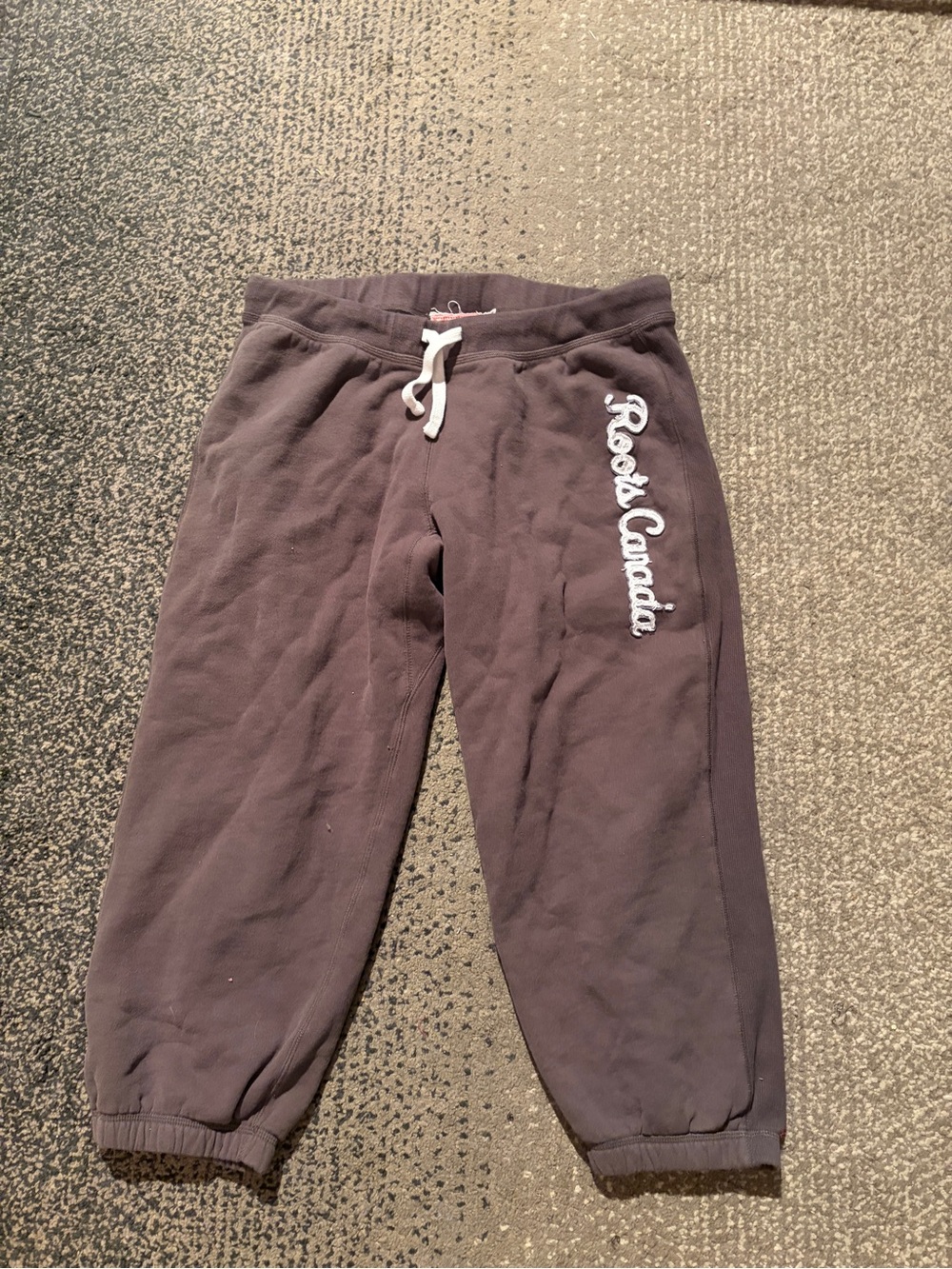 Roots sweatpants brown capris